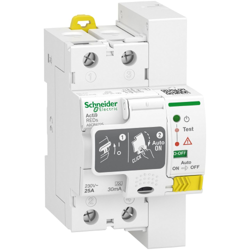 Acti9 REDs - interrupteur différentiel - 2P - 25A - 30mA - A-A9CR4225-3606481489432-SCHNEIDER ELECTRIC FRANCE