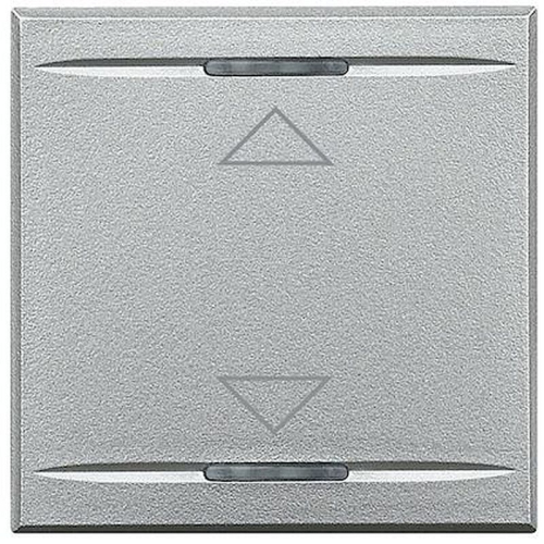 Manette Axolute symbole montée et descente 2 modules - Alu-HC4911/2AH-8012199744155-BTICINO