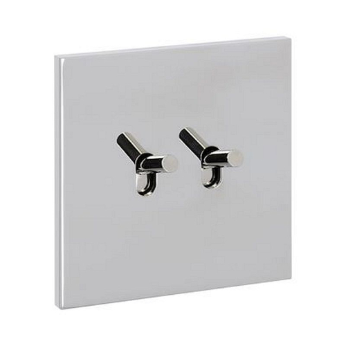Art d'Arnould univers Epure double va-et-vient ou interrupteur - acier miroir-67602-3233620676028-ARNOULD
