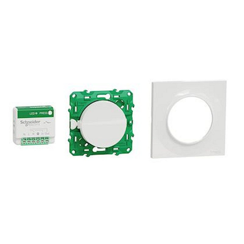 Kit Odace SFSP  actionneur micro + Interrupteur + plaque style blanc-S520192K-3606481085887-SCHNEIDER ELECTRIC FRANCE
