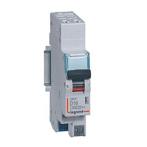 Disjoncteur DNX³ 4500 - auto/auto - U+N 230V~ 16A - 4,5kA - courbe D - 1 module-406809-3245064068093-LEGRAND