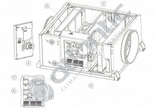 Chauffage - BET 3500W CRITAIR TA 600 EL - 914034 ATLANTIC SAV CLIM. & VENTIL. - 914034 