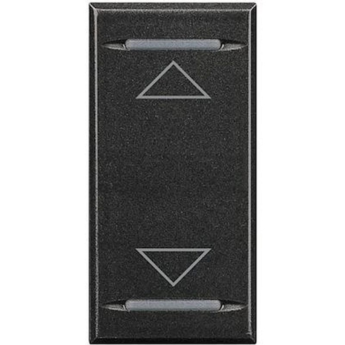 Manette Axolute symbole montée et descente 1 module - Anthracite-HS4911AH-8012199742779-BTICINO