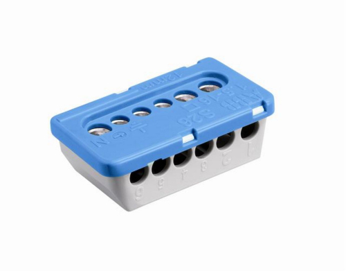Bornier de neutre Bleu Gale'O 5X25+1X3-1SPE007714F0707-8712507988263-ABB