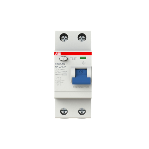 Inter. Dif. (F202) 2P 40A 300mA Ac-2CSF202001R3400-8012542780700-ABB