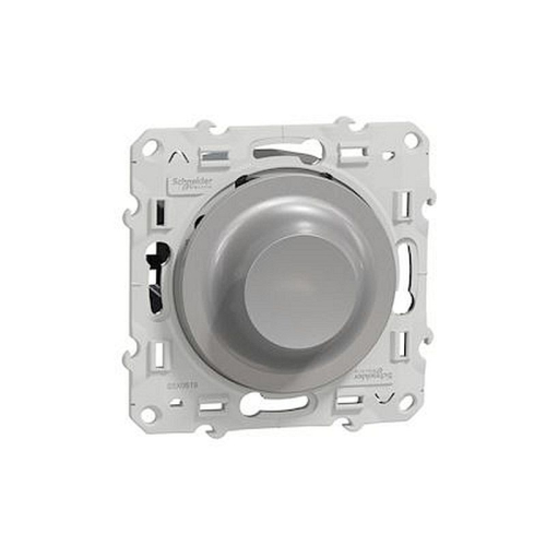 Odace - Variateur de lumière universel  en 2 ou 3 fils 3W 100W(Led) - Aluminium-S530519-3606482043213-SCHNEIDER ELECTRIC FRANCE