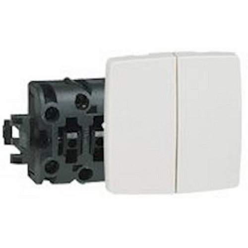 Va-et-vient + poussoir 6A Appareillage saillie composable - blanc-086107-3245060861070-LEGRAND