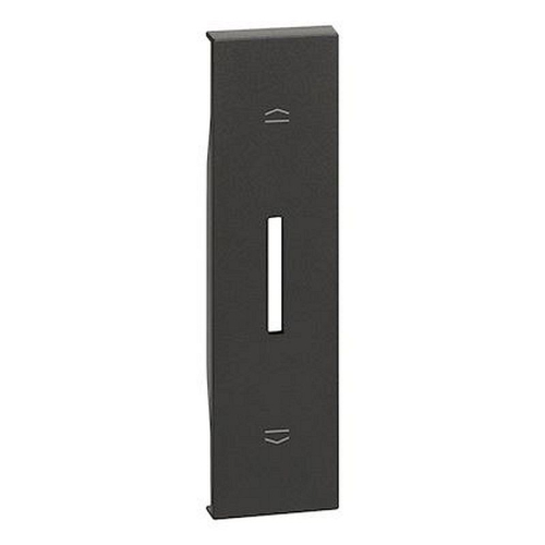Enjoliveur Living Now pour interrupteur de volets roulants 1 module - noir-BTKG06-8005543611524-BTICINO