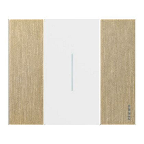 Enjoliveur Living Now pour commande d'éclairage 2 modules - blanc-BTKW01M2-8005543613368-BTICINO