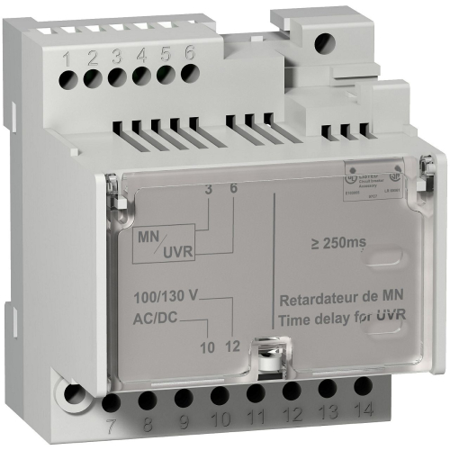 MasterPact MTZ1/2/3 - retardateur MN non réglable - 100/130Vca/cc-LV833684SP-3606481173393-SCHNEIDER ELECTRIC FRANCE