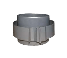 Raccord droit plastique pour conduit - RD PE 125 CR - 464031 ATLANTIC - 464031 
