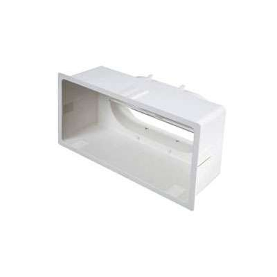 Plénum pour grille de soufflage BBG, Piquage arrière. - BBG-ABS 400X150 - 535995 ATLANTIC - 535995 
