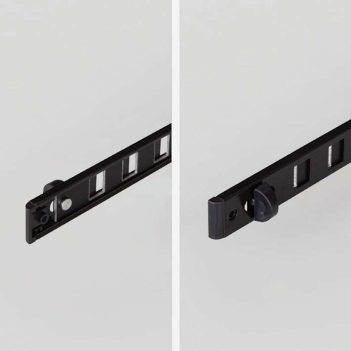 Grille intérieure à glissière - 485/3 RAL 9005 - 10443 RENSON - 10443 