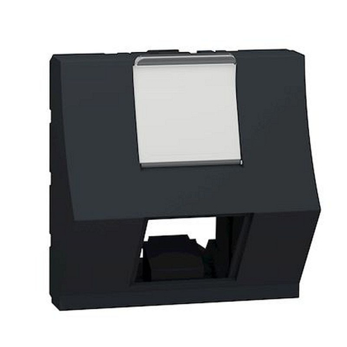 Unica - prise pour 1 RJ45 Keystone/Systimax - 2 mod incliné - Anthra - méca seul-NU946454-3606489459031-SCHNEIDER ELECTRIC FRANCE