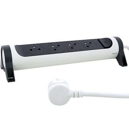 Rallonge 4x2P+T Surface avec interrupteur et cordon 1,5m 3G 1mm² - blanc/gris-049446-3414971943148-LEGRAND