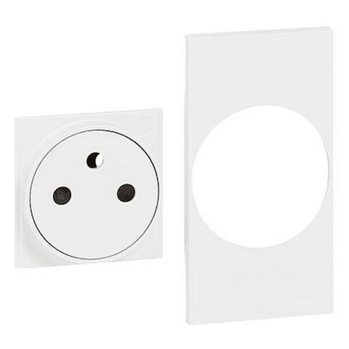 Enjoliveur Living Now pour prise de courant Surface 2 modules - blanc-BTKW55F-8005543648933-BTICINO