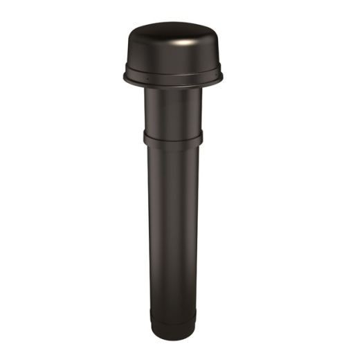 Sortie de toit noir diamètre 180 mm isolé - Ventub UBBINK - 169860 