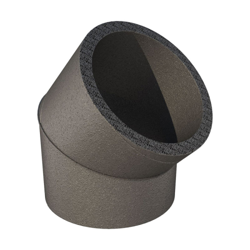 Coude 45° Conduit rigide isolé D200 - Calogaine PRO ALDES - 11091419 