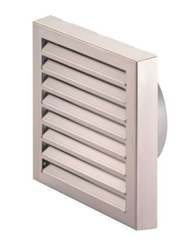 Grille inox 265x245mm DN125 - 990430250 ZEHNDER COMFOSYSTEMS - 990430250 