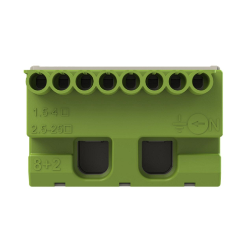 Bornier terre Mistral-8X4mm²+2X25mm²-Rapide et à vis-1SPE007715F9713-8712507126757-ABB