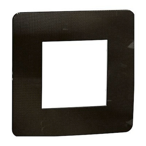 Unica Studio Métal - plaque de finition - Bronze liseré Anthracite - 1 poste-NU280252-3606489452919-SCHNEIDER ELECTRIC FRANCE
