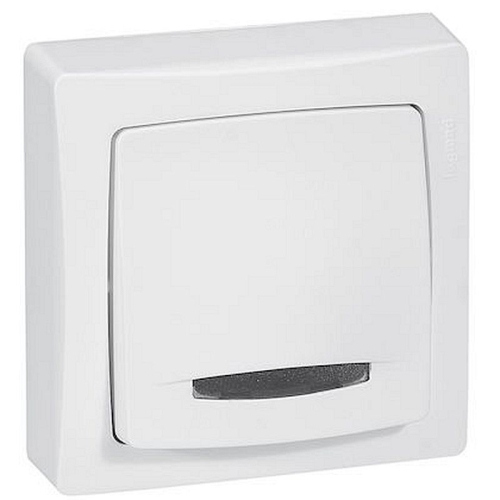 Va-et-vient témoin 4A sans neutre Appareillage saillie complet - blanc-086014-3245060860141-LEGRAND