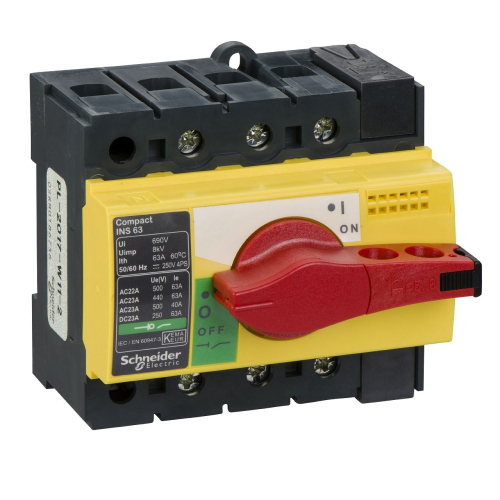 interrupteursectionneur Interpact INS63 3P 63 A-28918-3303430289180-SCHNEIDER ELECTRIC FRANCE