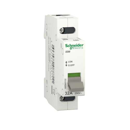 Acti9, iSW interrupteur de commande 1P 32A 250VCA-A9S60132-3606480088711-SCHNEIDER ELECTRIC FRANCE