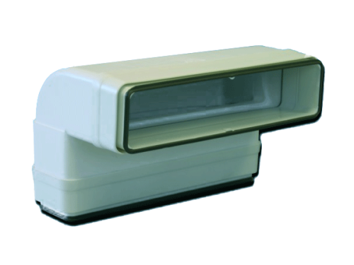 Coude 90° vertical à joints - CVRV 125 - 831025 S&P UNELVENT - 831025 