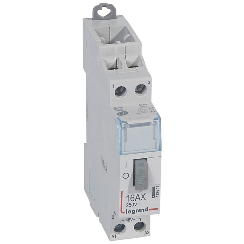 Télérupteur standard à vis 48 V~- 2P - 250V~~ - 16A - 2F - 1 module-412411-3245064124119-LEGRAND
