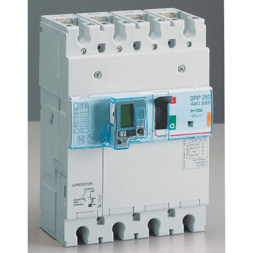 Disjoncteur magnétothermique différentiel DPX³250 Icu 25kA 400V~ - 4P - 100A-420225-3245064202251-LEGRAND
