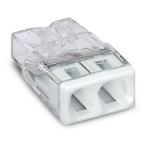 Borne WAGO 2273 - 2 x 0,5 à 2,5mm² Transp. / Blanc-2273-202-4050821027843-WAGO CONTACT