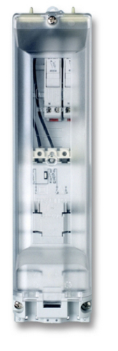 Maxi Cobox 1FN-5-Boîtier EP pied poteau-1 porte fusible-4x25mm² MAX-5 bornes-A47040-000-3660997473538-TE CONNECTIVITY