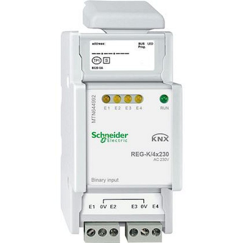 KNX - module d'entrée binaire KNX 4x230V-MTN644992-3606485100012-SCHNEIDER ELECTRIC FRANCE