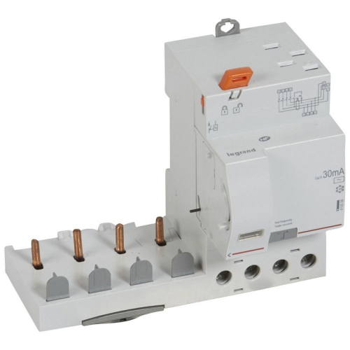 Bloc diff adaptable automatique DX³ pour disj 1 module/pôle 4P 63A typeAC 30mA-410506-3245064105064-LEGRAND