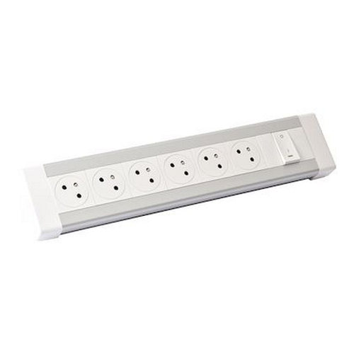 Bloc bureau 6x2P+T + 1 interrupteur lumineux à câbler-054603-3414972292696-LEGRAND