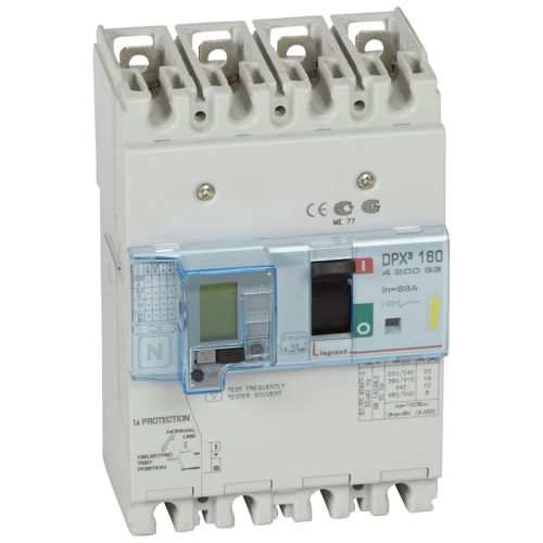 Disjoncteur magnétothermique différentiel DPX³160 Icu 16kA 400V~ - 4P - 63A-420033-3245064200332-LEGRAND