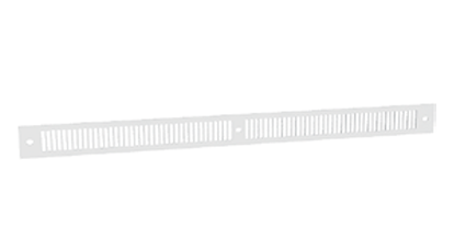 Grille de façade aluminium prélaqué blanc - GAE2A BL - 0163 ANJOS - 0163 