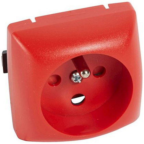 Prise de courant 2P+T à détrompage Appareillage saillie composable - rouge-086155-3245060861551-LEGRAND