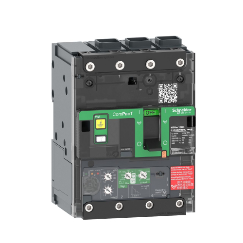 ComPacT NSXmB - disjoncteur Vigi - MicroLogic 4.1 160A - 3P3D - 25kA - EverLink-C12B34V160L-3606481992550-SCHNEIDER ELECTRIC FRANCE