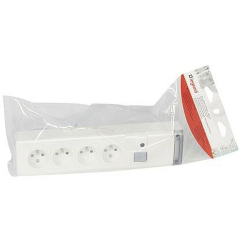 Bloc multiprise fixable avec inter 2P à voyant, limiteur 16A + 4x2P+T - 309mm-050616-3245060506162-LEGRAND