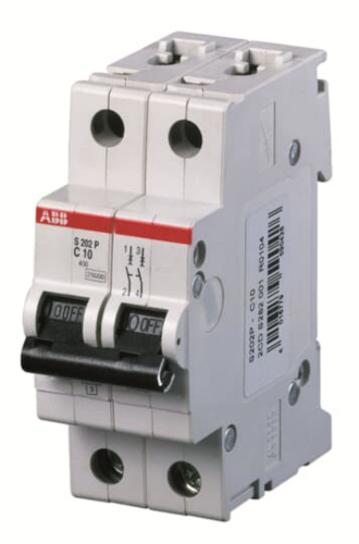 Disjoncteur S202P 2P 25A Courbe C Raccordement à vis - 25KA (2Modules)-2CDS282001R0254-4016779590464-ABB