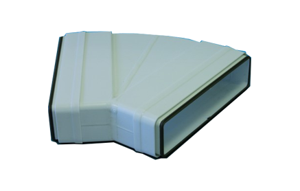 Coude 45° horizontal à joints - CHMV 100 - 831012 S&P UNELVENT - 831012 