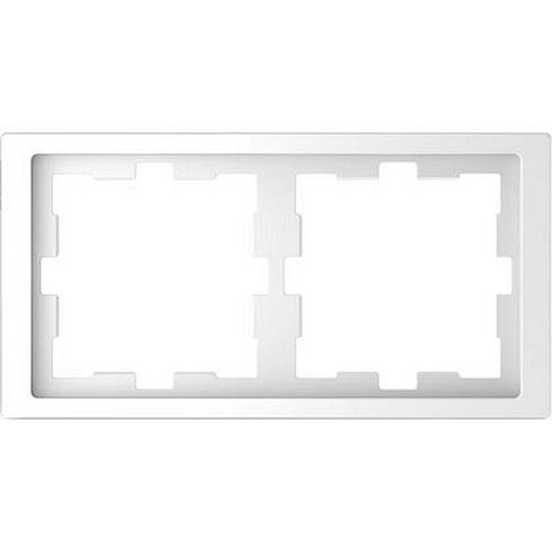 D-Life - cadre de finition - blanc lotus - 2 postes-MTN4020-6535-3606480890468-SCHNEIDER ELECTRIC FRANCE