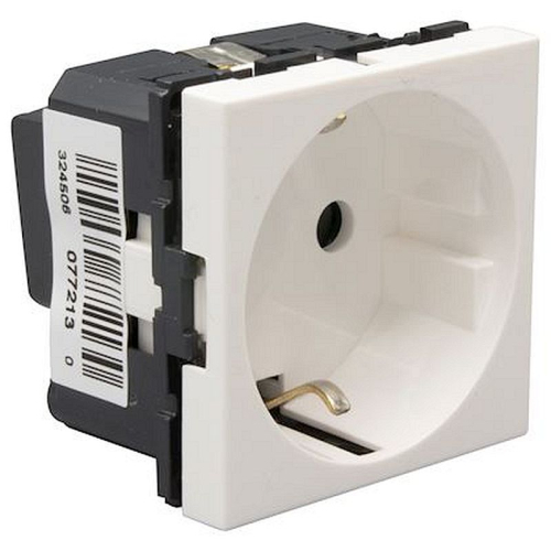 Prise Mosaic standard germanique - 2P+T spécial 4mm² - 2 modules - blanc-077213-3245060772130-LEGRAND