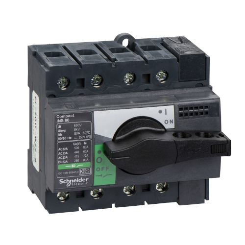 interrupteursectionneur Interpact INS80 4P 80 A-28905-3303430289050-SCHNEIDER ELECTRIC FRANCE