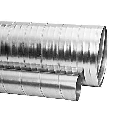 Conduit rigide Galva D125 long. 2m - CRGALD125L2 ECONONAME - CRGALD125L2 