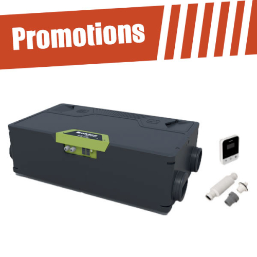 Kit VMC double flux - InspirAIR Side 300 Classic  ALDES - 11027138 