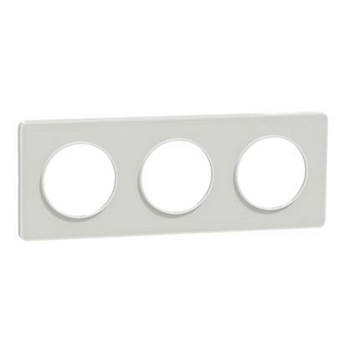 Odace Touch, plaque Translucide Blanc 3 postes horiz./vert. entraxe 71mm-S520806R-3606480320712-SCHNEIDER ELECTRIC FRANCE