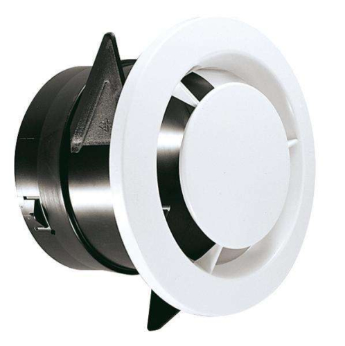 Bouche extraction fixe ⌀125 manchon court - GB 125 NP - 422152 ATLANTIC - 422152 